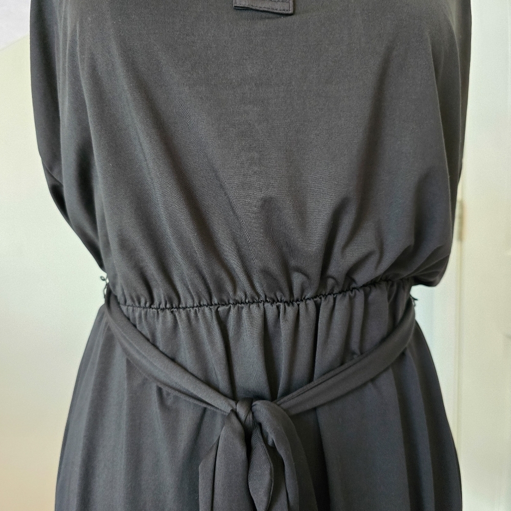 Mud Pie | Medium | Black Jersey Emory Racerback Tank Dress - Picture 5 of 7